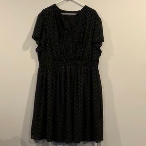 TORRID BLACK/WHITE POLKA DOT Dress